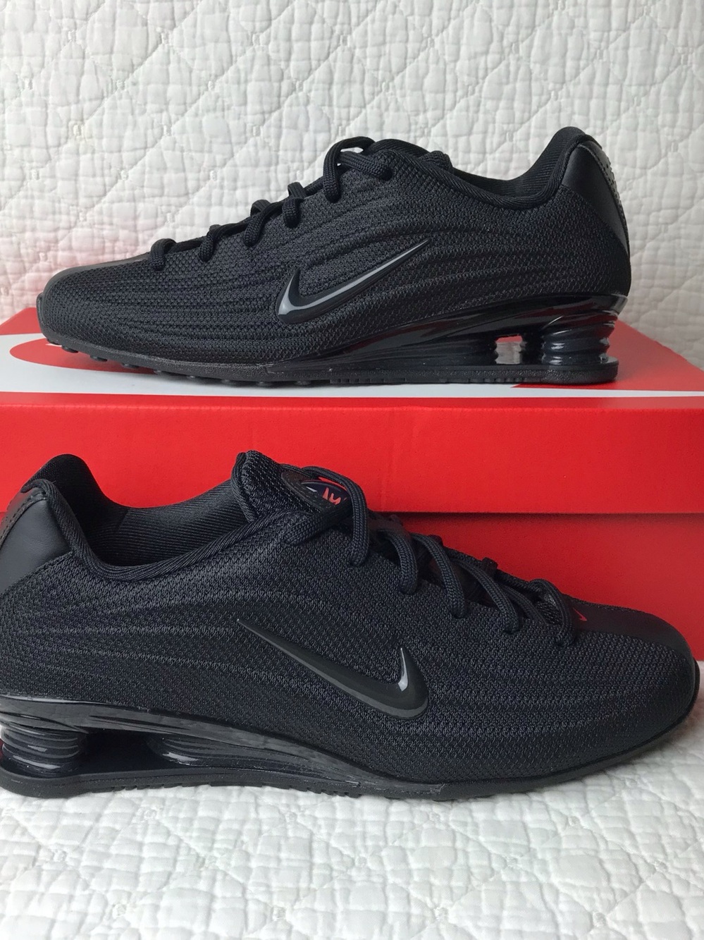 Nike Shox Z Shoes Women’s 6 Black University Red HQ7540-003